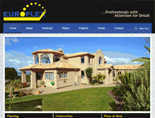 Tablet Screenshot of europlex.com.au